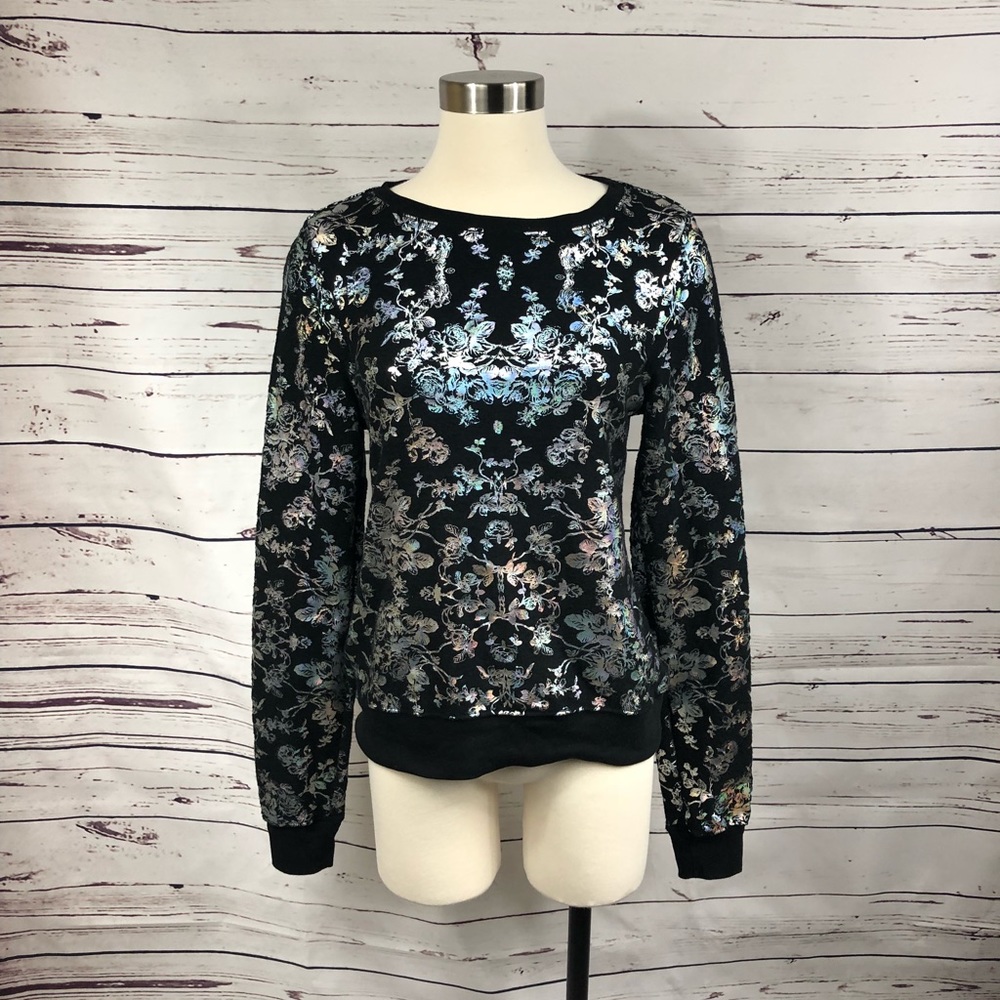 Wildfox Black Metallic‎ Sweater - Picture 3 of 8